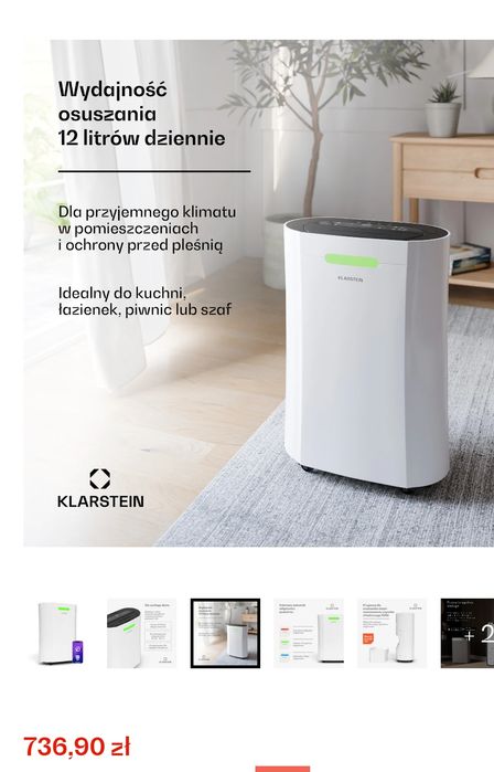 Osuszacz powietrza klarstein okazja