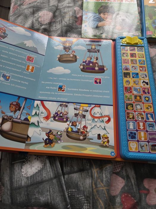 Dźwiękowe historyjki psi patrol, w ruchu interaktywne książeczki