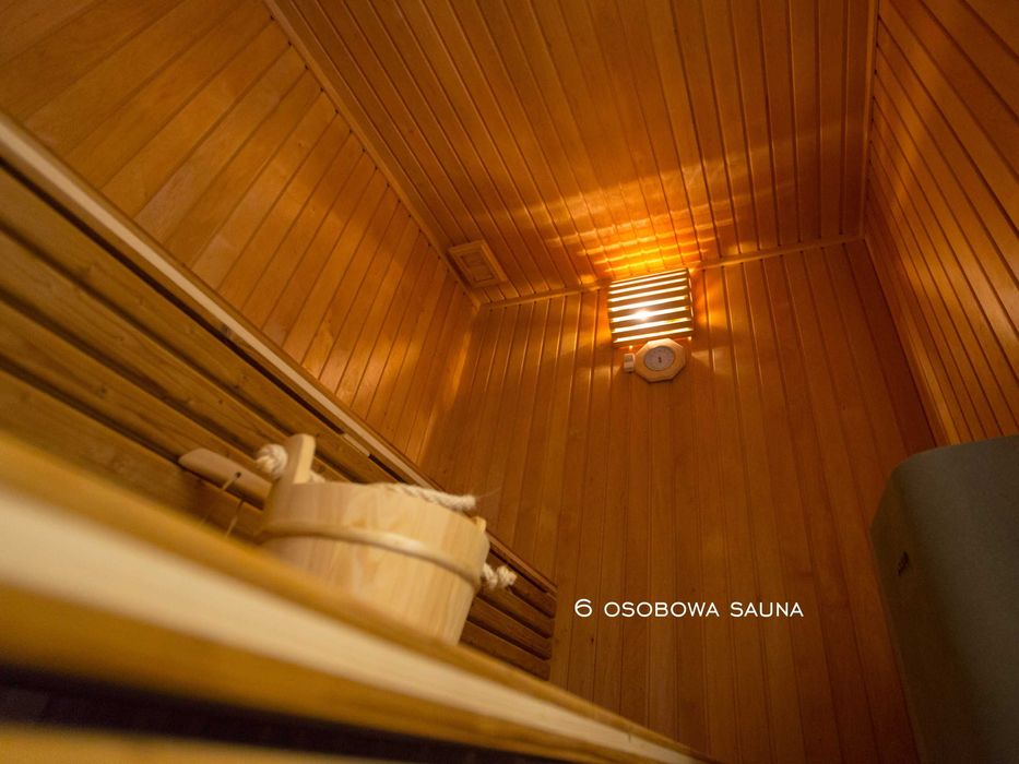 Jacuzzi, domek nad jeziorem, mazury, sauna, Jeziorak, Siemiany