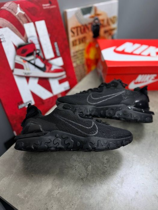 Кросівки Nike react vision чорні