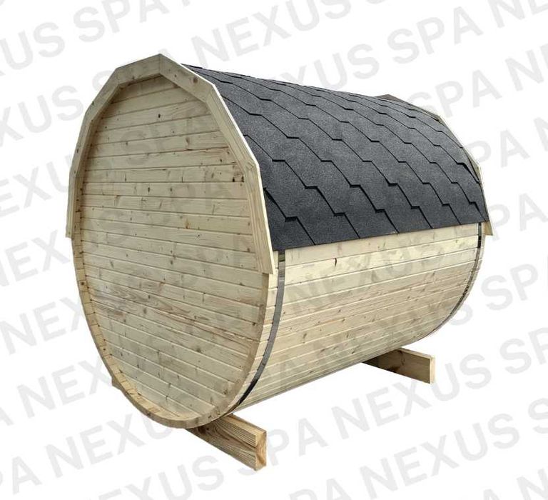Sauna Ogrodowa Beczka Ruska Bania 2m Samodzielny Montaż !!!
