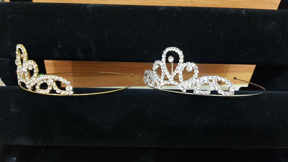 Тіара корона, обруч. Цирконій фіаніт Біжутерія