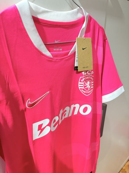 Camisola sporting rosa ultimo modelo