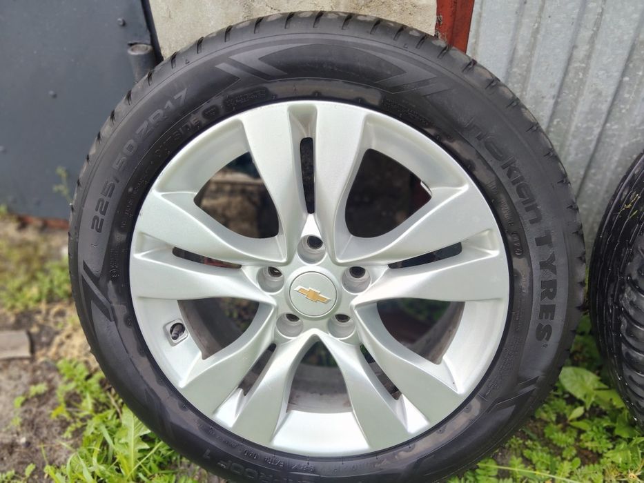 Alufelgi opel 5x115r 17 opona lato