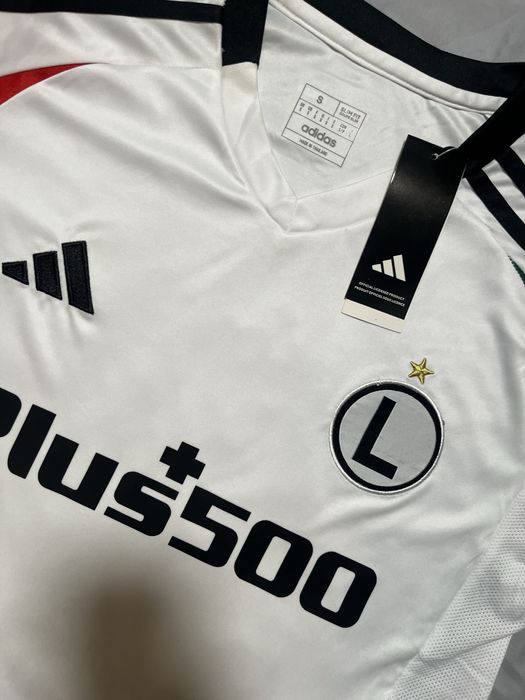 Legia Warszawa Koszulka Adidas S Czerwono-Biało, Nowa z Metką,