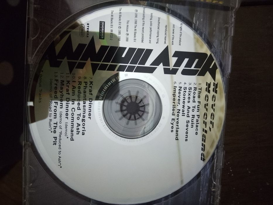 Annihilator never Neverland remaster remasters