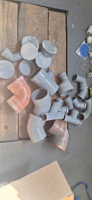 Kolanko Trójnik  korek kanalizacja fi 110 fi 50
