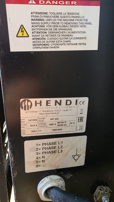 Piec do pizzy Hendi z nadstawką