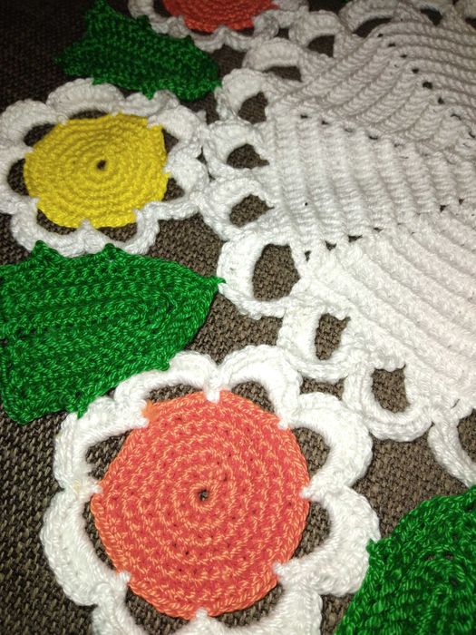 Lindissimo conjunto colorido de panos em crochet
