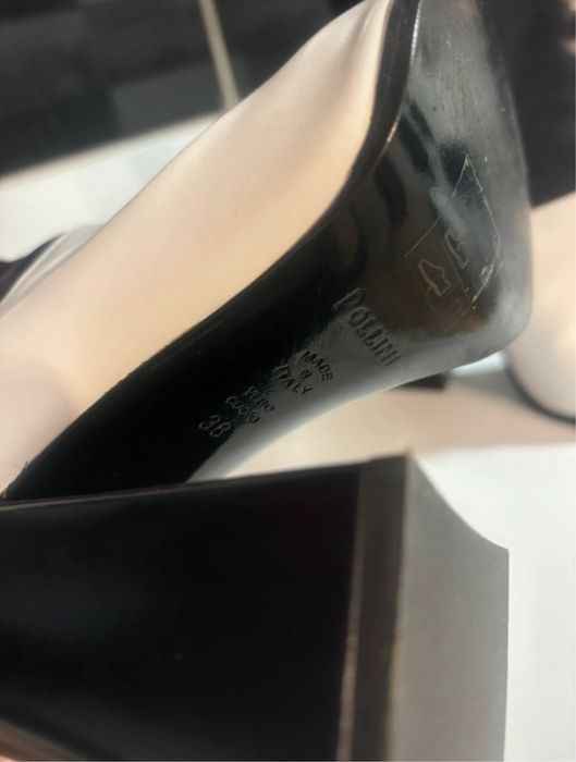 Piękne kozaki Pollini r. 38 skóra naturalna