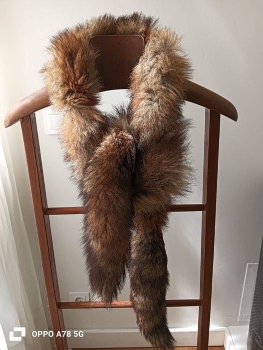 Estola de raposa vintage