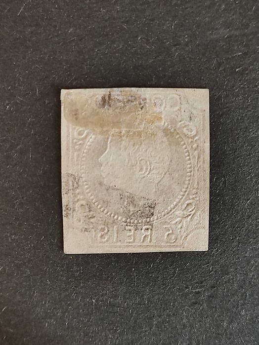 Selo D. Pedro V - 5 Réis Scott#9/Afinsa#10