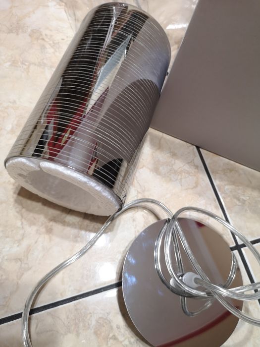 Srebrne lampy 3 sztuki nowe nieużywane
