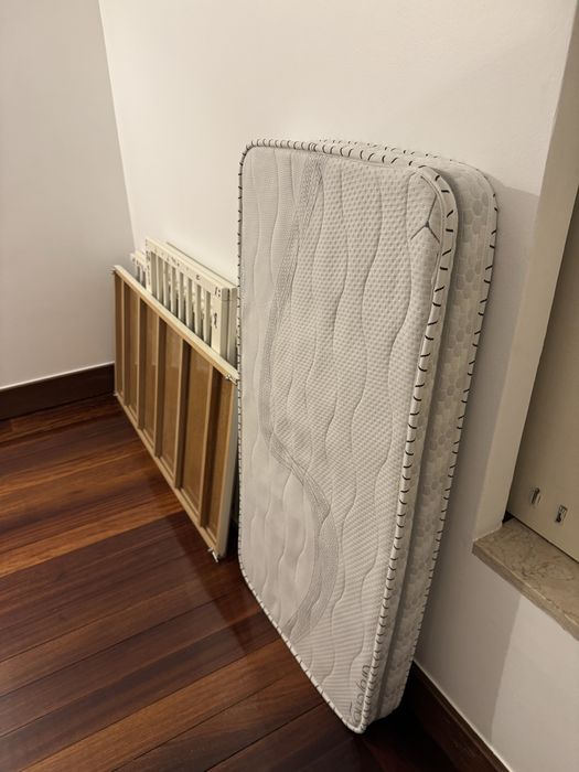 Berço cama com colchão