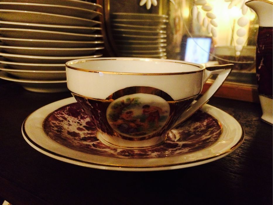 Vista Alegre Antique Tea Set64297546130691126