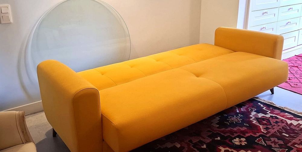 Sofá cama de 3 lugares novo