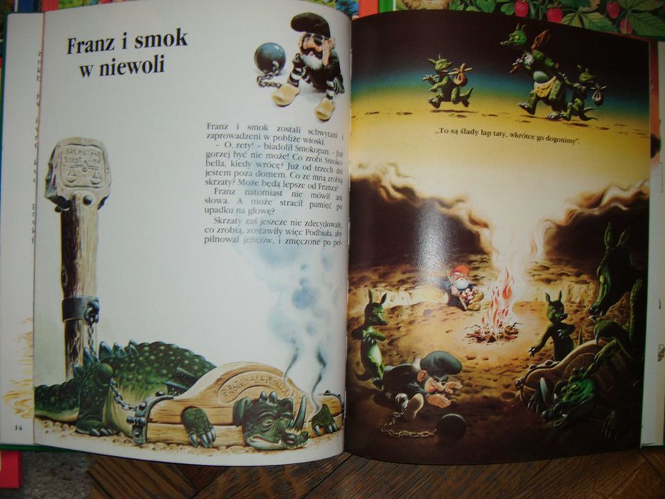 Leśny ludek - 6ksiażek (Tony Wolf); Skrzaty,Smoki,Olbrzymy,Elfy,Wróżki