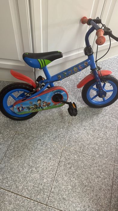 Bicicleta infantil Patrulha Pata 12” – para reparar