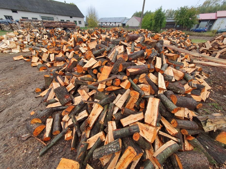 Olcha, olszyna rąbana, drewno opałowe, kominkowe