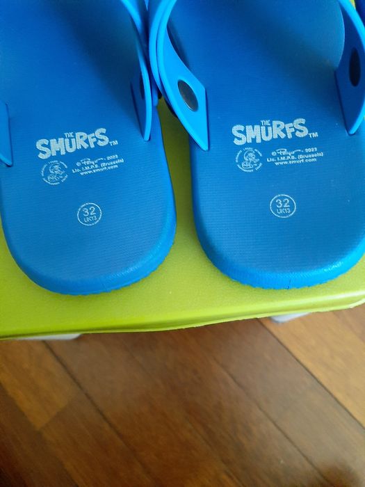 Sandálias Smurfs menino T32