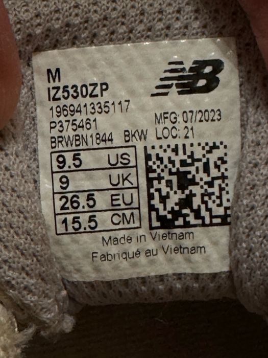 Дитячі кросівки 26,5-27р  new balance 530