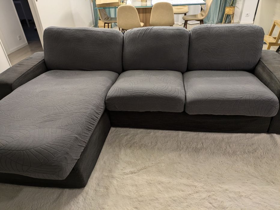 Sofá kivik IKEA 3 lugares com chaise long