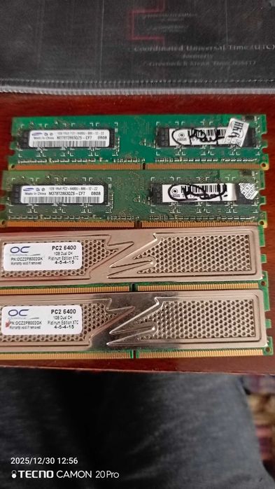оперативной памяти OCZ Platinum Edition DDR2.Samsung 1gb DDR2 на 4гб