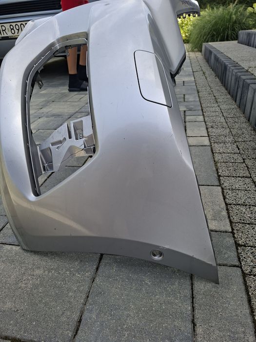 Audi a6 c8 zderzak przod przedni srebrny  lz7g