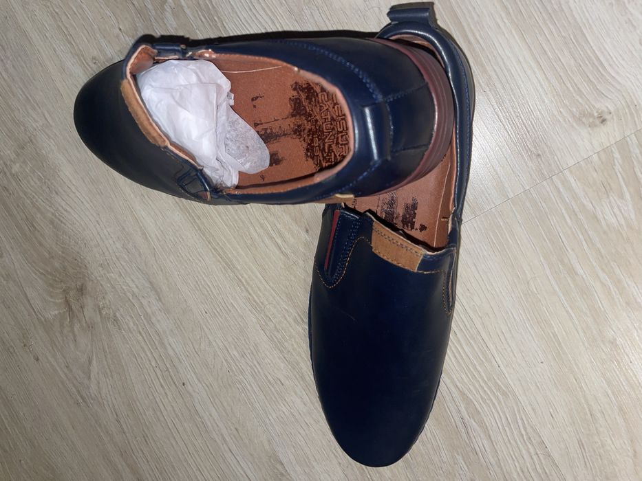 Buty męskie niebieskie