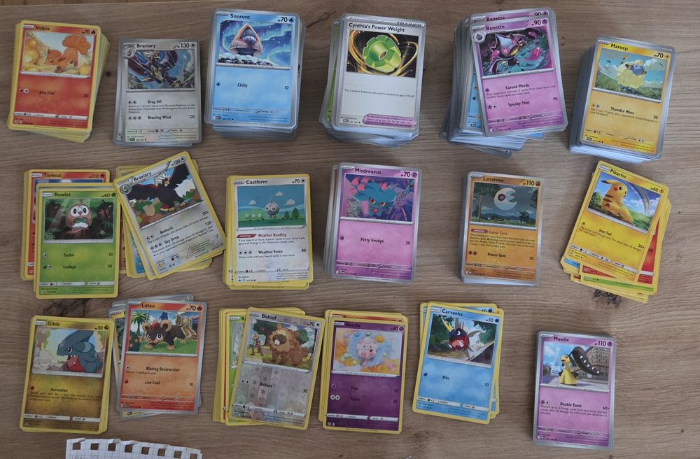 Pokemon TCG bulk różne serie