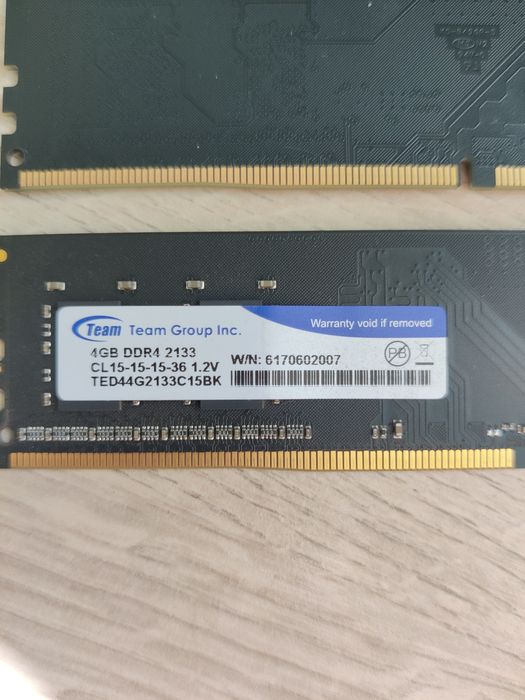 ОЗУ ddr - 4 / 2133 МГц / ram 4 gb / Team