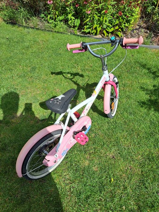 Rower dziecięcy B'twin koła 16, dla dzieczynki (Decathlon)