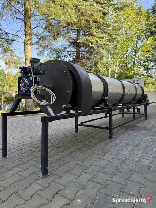 Suszarnia bebnowa do lisci ziół trocin