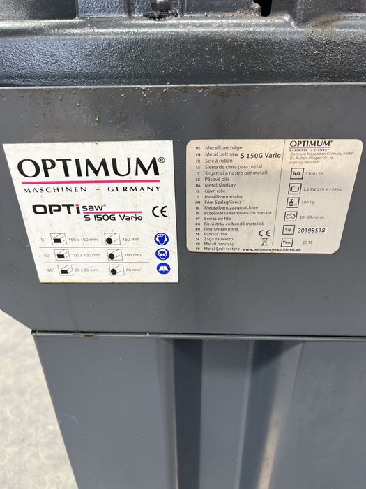 Serra fita OPTIMUM S 150G Vario
