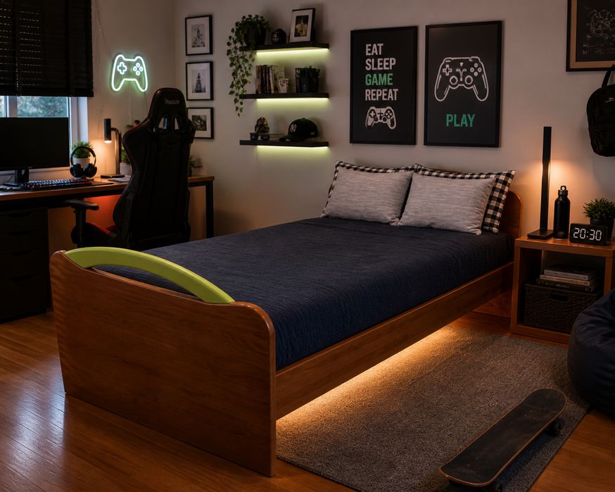 Cama de solteiro 90x200