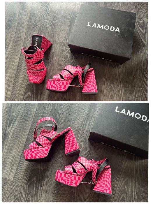 Lamoda La moda dollskill dolls kill buty platformy sandały na obcasie