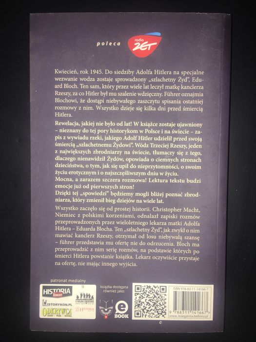 Książka spowiedź Hitlera szczera rozmowa z Żydem