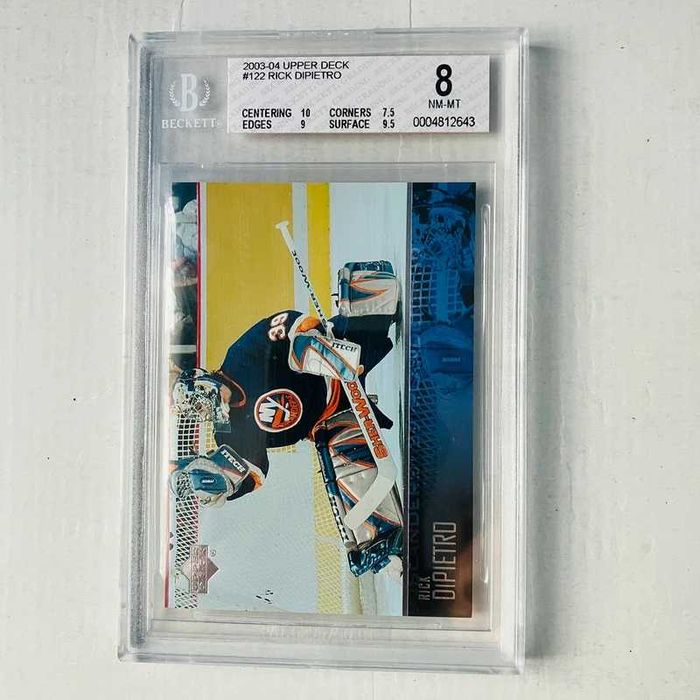 Karta NHL hokej grejd BGS 8 Rick DiPietro