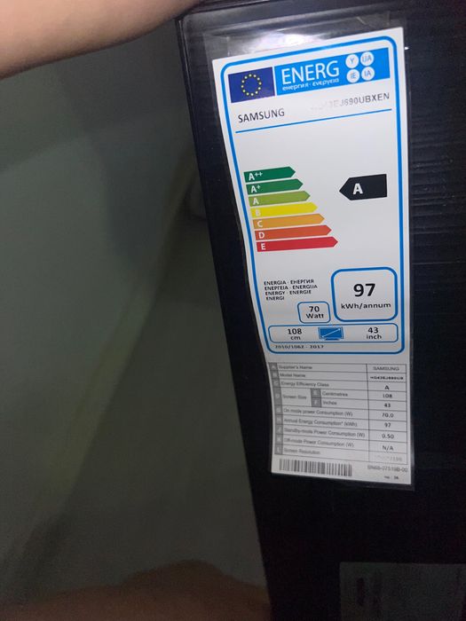 Samsung Hospitality TV de 43 polegadas da série EJ890