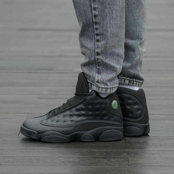 Кросівки Nike Air Jordan 13 Black Cat premium