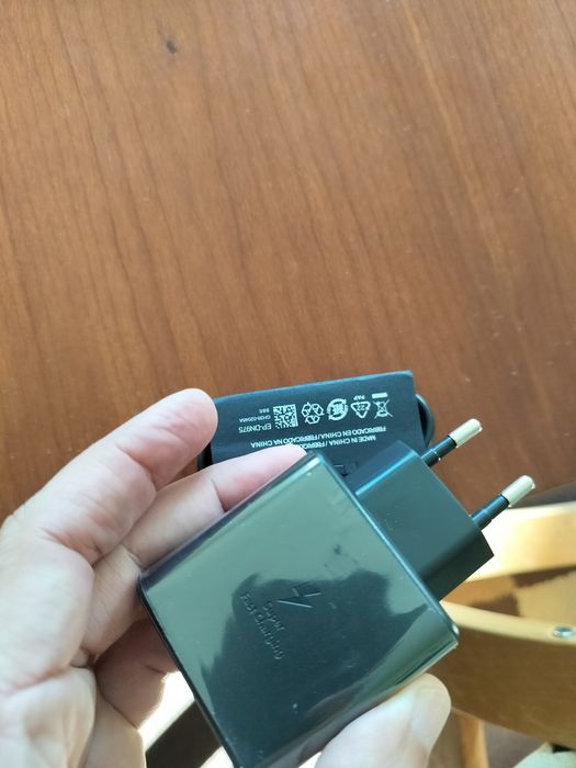 Carregador de carga rápida 45 W + cabo carga para Samsung e outras mar