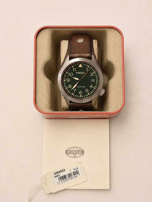 Zegarek Fossil AM4553, 42mm, skóra
