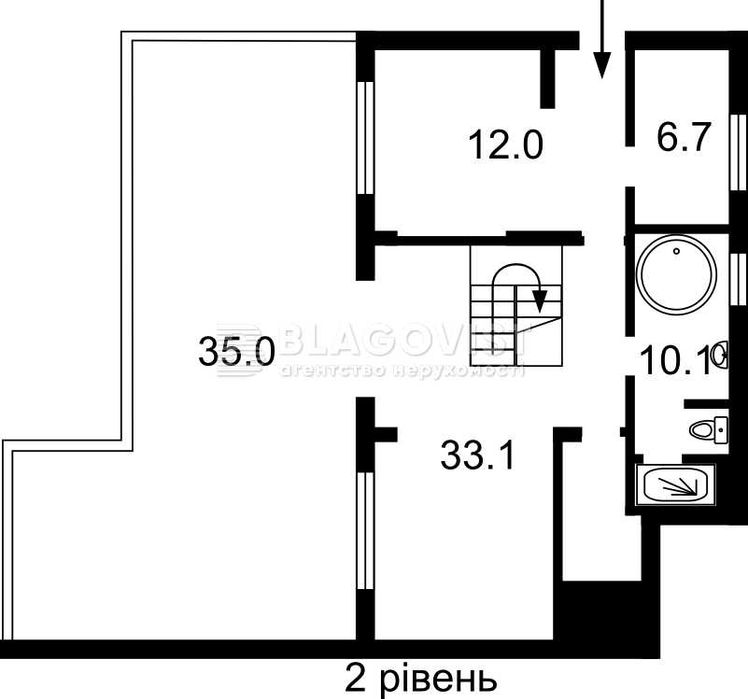Багатокімнатна квартира за адресою бульвар Дружби Народів (площа 216 м²) - Atlanta.ua - фото 17