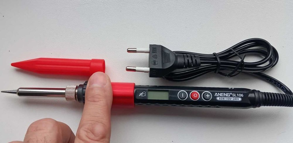 Паяльник 60 Вт, 80 Вт з регулюванням, мідні жала, припій, каніфоль