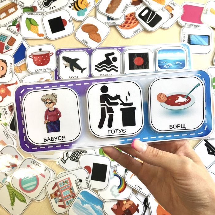 Фразовий конструктор, пиши стирай, абетка, збери слово