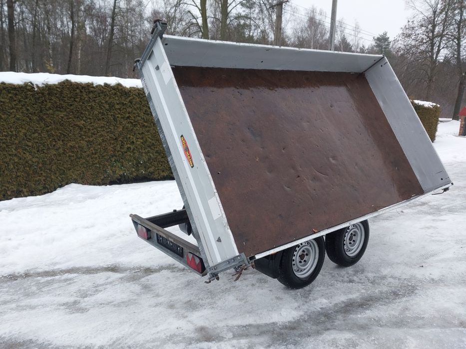 Przyczepa wywrotka kiper 3 strony Bockmann 2700kg DMC 2.7T