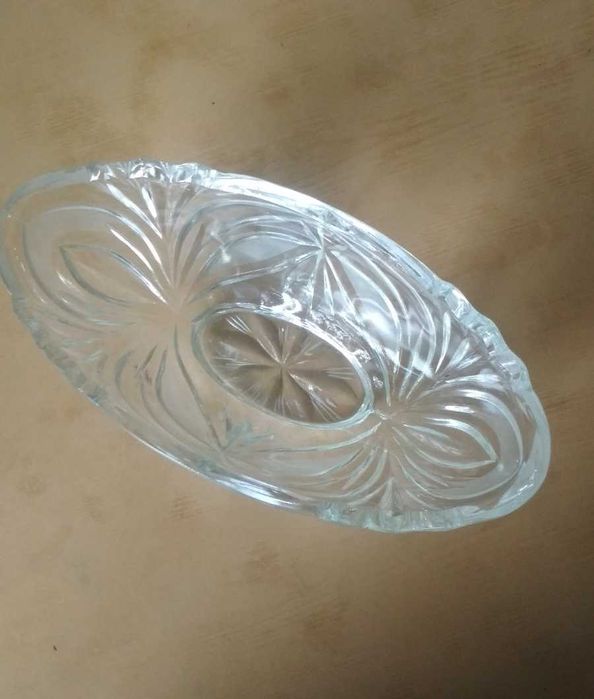 Салатница конфетница ваза хрустальная