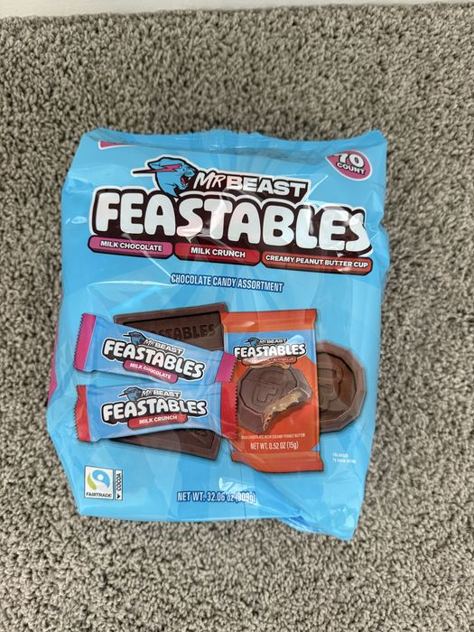 Feastables Mr beast chocolate набір шоколаду Містер Біст Фістеблс