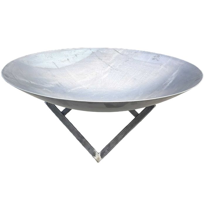 Palenisko ogrodowe stalowe Frame 100 cm misa 3 mm grill duże ognisko