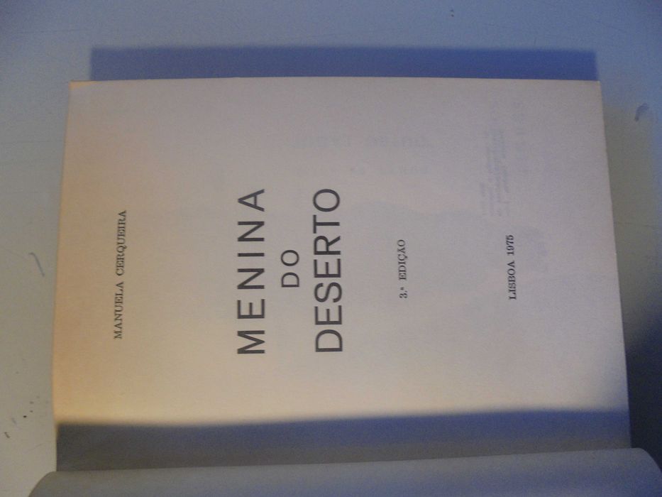 Cerqueira (Manuela);Menina do Deserto